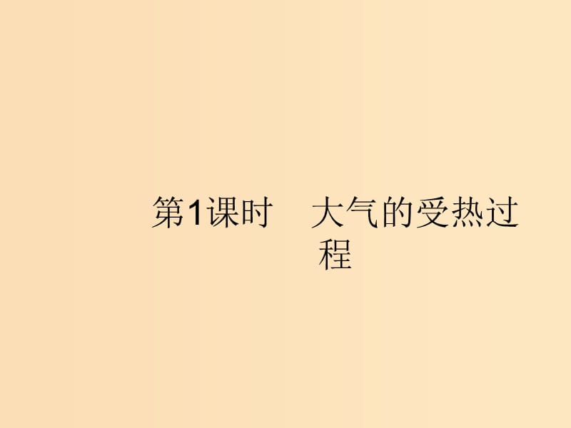 （浙江选考Ⅰ）2019高考地理二轮复习 专题2 自然环境中的物质运动和能量交换 第3讲 第1课时 大气的受热过程课件.ppt_第3页