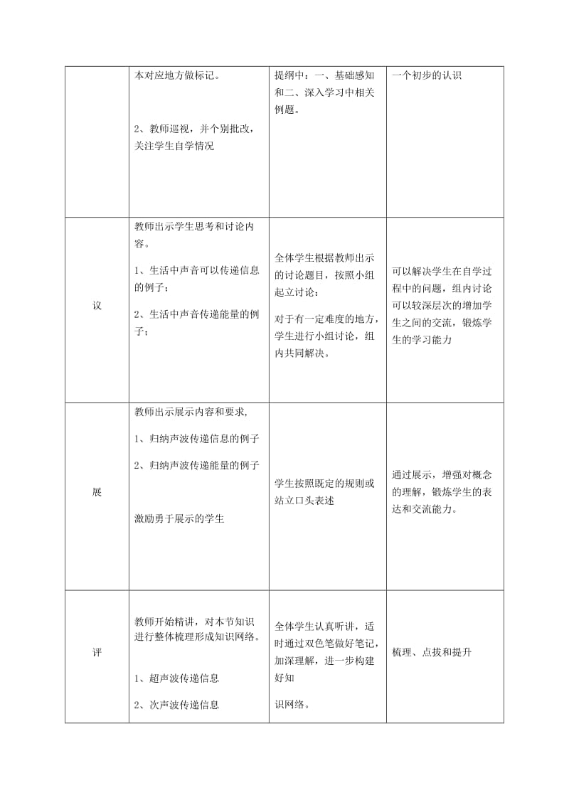湖北省武汉市八年级物理上册 2.3 声的利用教学设计 （新版）新人教版.doc_第2页