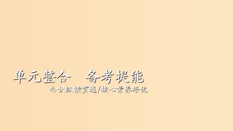 （通史版）2020年高考历史一轮复习 第一部分 第四单元 古代中华文明的成熟与鼎盛——宋元单元整合课件 人民版.ppt_第1页