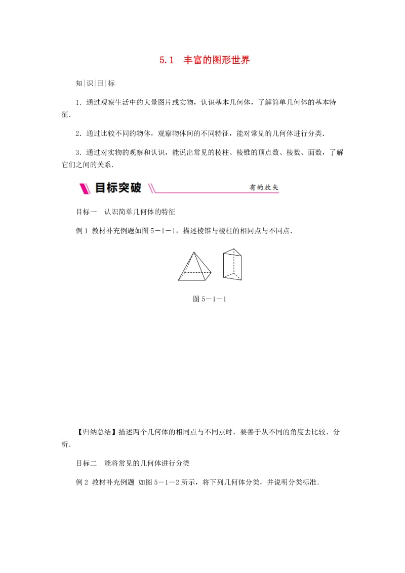 七年级数学上册 第5章 走进图形世界 5.1 丰富的图形世界练习 （新版）苏科版.doc_第1页