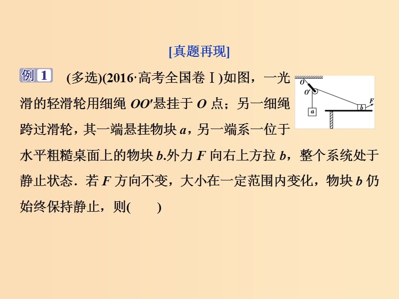 （新课标）2019届高考物理一轮复习 第2章 相互作用突破全国卷课件.ppt_第2页