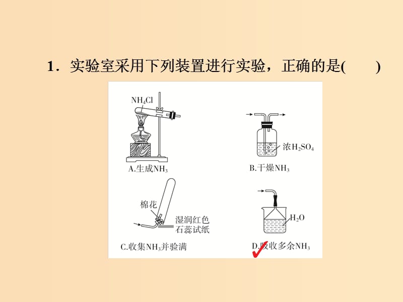 （江苏专用）2019届高考化学二轮复习 选择题热点10 化学实验基础课件.ppt_第2页