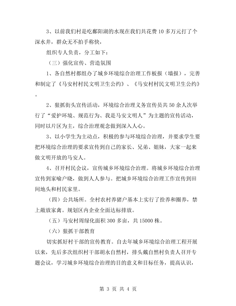 村环境治理自查汇报材料.doc_第3页