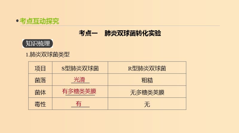 （全国通用）2020届高考生物优选大一轮复习 第6单元 遗传的分子基础 第17讲 DNA是主要的遗传物质课件.ppt_第3页