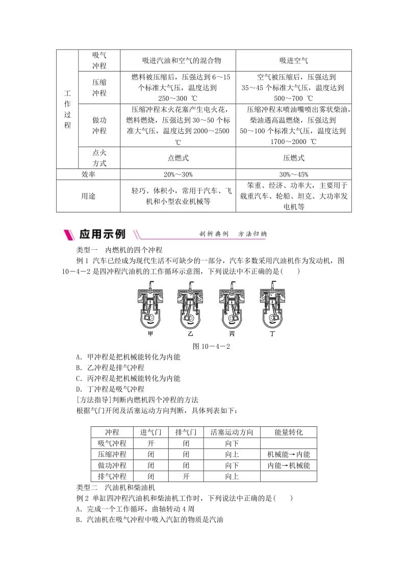 九年级物理全册 10.4热机练习（新版）北师大版.doc_第2页