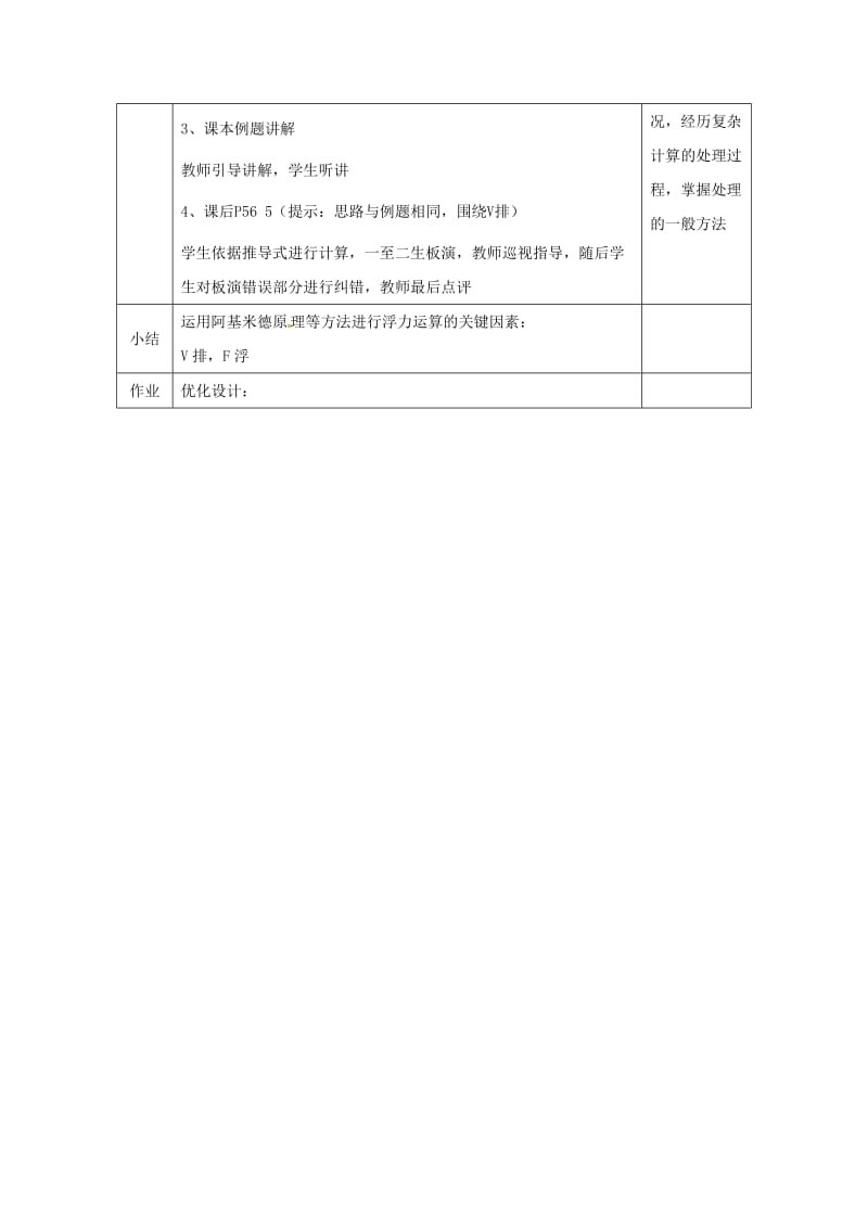 2019版八年级物理下册10.2阿基米德原理教案 新人教版.doc_第3页