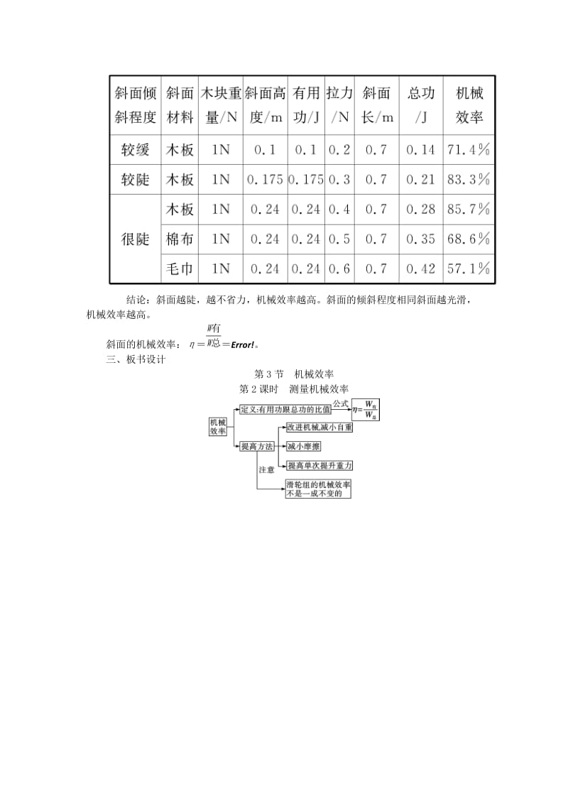 天津市滨海新区八年级物理下册 第十二章 第3节 机械效率（第2课时 测量机械效率）教案 （新版）新人教版.doc_第3页