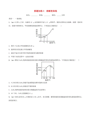 云南省中考化學(xué)總復(fù)習(xí) 要題加練3 溶解度曲線.doc