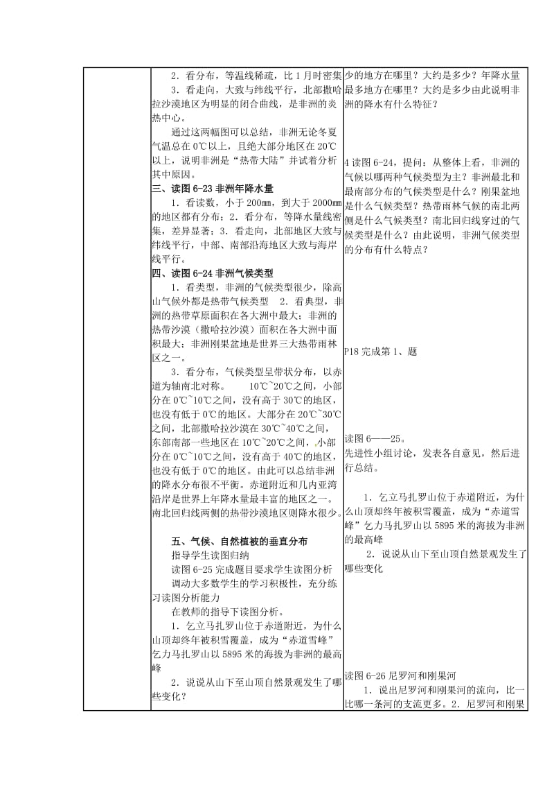 广东省佛山市七年级地理下册 6.2非洲教案2 （新版）湘教版.doc_第2页