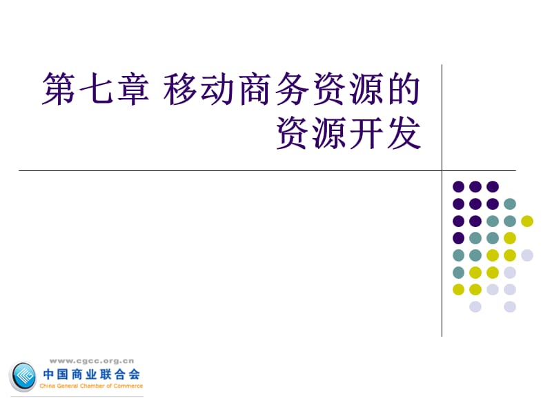 移动商务资源的资源开发.ppt_第1页