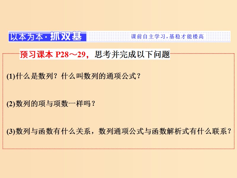 （浙江专版）2018年高中数学 第二章 数列 2.1 第一课时 数列的概念与简单表示法课件 新人教A版必修5.ppt_第2页