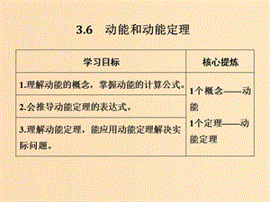 （通用版）2018-2019版高考物理總復習 主題三 機械能及其守恒定律 3.6動能和動能定理課件 新人教版.ppt