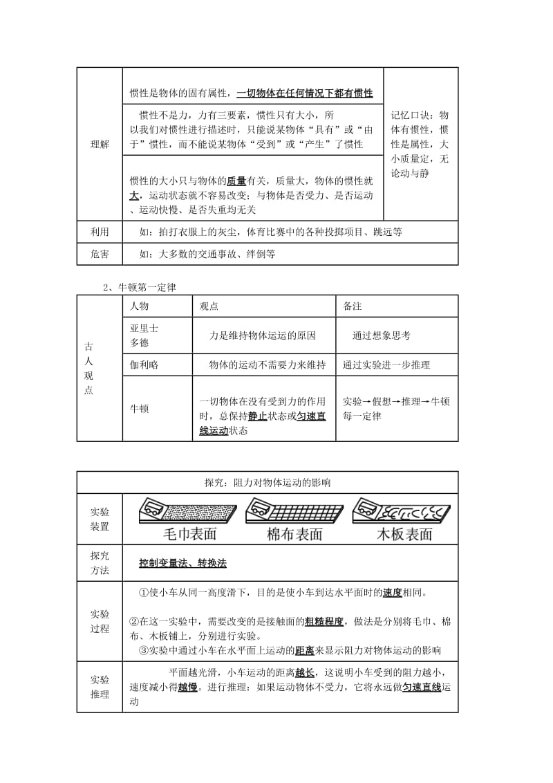 北京专版中考物理总复习第04课时力的合成二力平衡惯性学案.doc_第2页