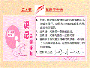 （山東省專(zhuān)用）2018-2019學(xué)年高中物理 第十八章 原子結(jié)構(gòu) 第3節(jié) 氫原子光譜課件 新人教版選修3-5.ppt