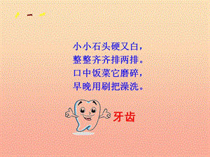 2019春一年級數(shù)學(xué)下冊 第九單元《我換牙了 統(tǒng)計》課件1 青島版六三制.ppt