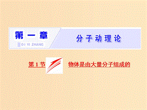 （山東省專用）2018-2019學年高中物理 第七章 分子動理論 第1節(jié) 物體是由大量分子組成的課件 新人教版選修3-3.ppt