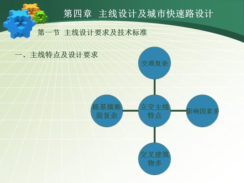 立交主线设计及城市快速路设计.ppt_第1页