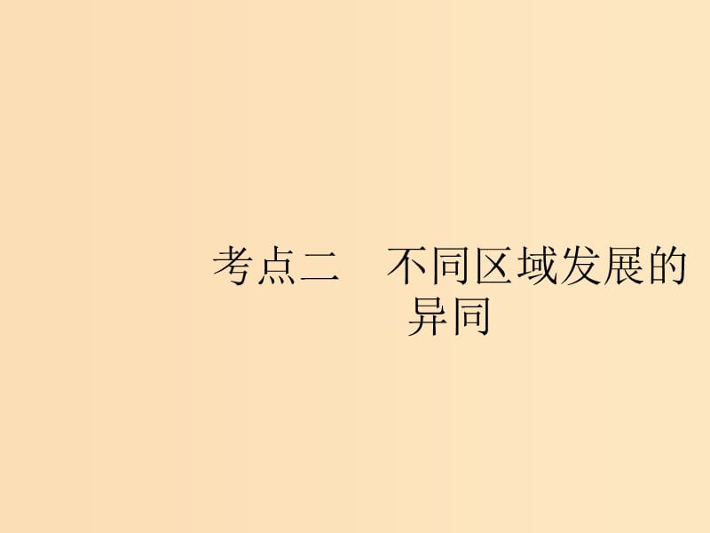 （山東專用）2020版高考地理一輪復(fù)習(xí) 第十三章 地理環(huán)境與區(qū)域發(fā)展 13.2 不同區(qū)域發(fā)展的異同課件 新人教版.ppt_第1頁(yè)