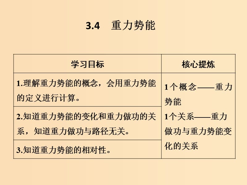 （通用版）2018-2019版高考物理總復(fù)習(xí) 主題三 機(jī)械能及其守恒定律 3.4重力勢(shì)能課件 新人教版.ppt_第1頁(yè)