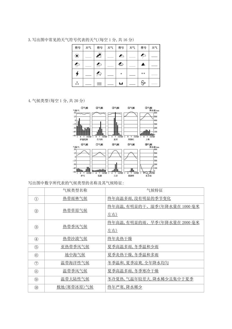 云南省2019年中考地理 世界地理概论中考填图专项模拟特训(二).doc_第2页