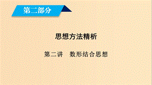 （文理通用）2019屆高考數(shù)學(xué)大二輪復(fù)習(xí) 第2部分 思想方法精析 第2講 數(shù)形結(jié)合思想課件.ppt