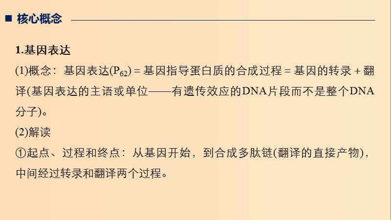 （全国通用版）2019高考生物二轮复习 专题四 遗传的分子基础、变异与进化 梳理核心概念 排查常考基础点课件.ppt_第2页