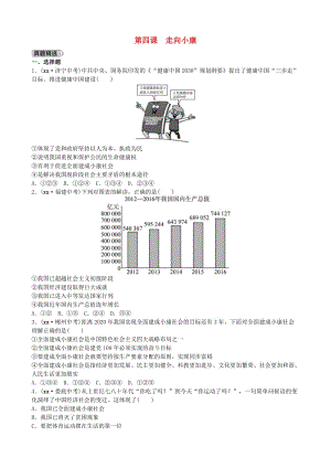 山東省濟(jì)南市中考政治 九年級(jí)全一冊(cè) 第四課 走向小康復(fù)習(xí)練習(xí).doc