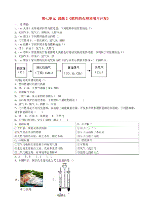 九年級化學(xué)上冊 第七單元 課題2《燃料的合理利用與開發(fā)》基礎(chǔ)練習(xí)（新版）新人教版.doc