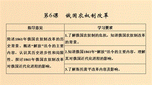 （新課標）2018-2019學(xué)年高考歷史 第二單元 中外近代的改革 第6課 俄國農(nóng)奴制改革課件 岳麓版選修1 .ppt