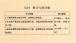 （新課標）2018-2019學年高考物理 主題三 原子與原子核 3.3 原子核 3.3.5 核力與結(jié)合能課件 新人教版選修3-5.ppt