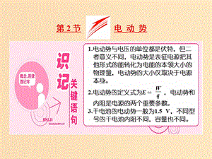 （山東省專用）2018-2019學(xué)年高中物理 第二章 恒定電流 第2節(jié) 電動(dòng)勢(shì)課件 新人教版選修3-1.ppt