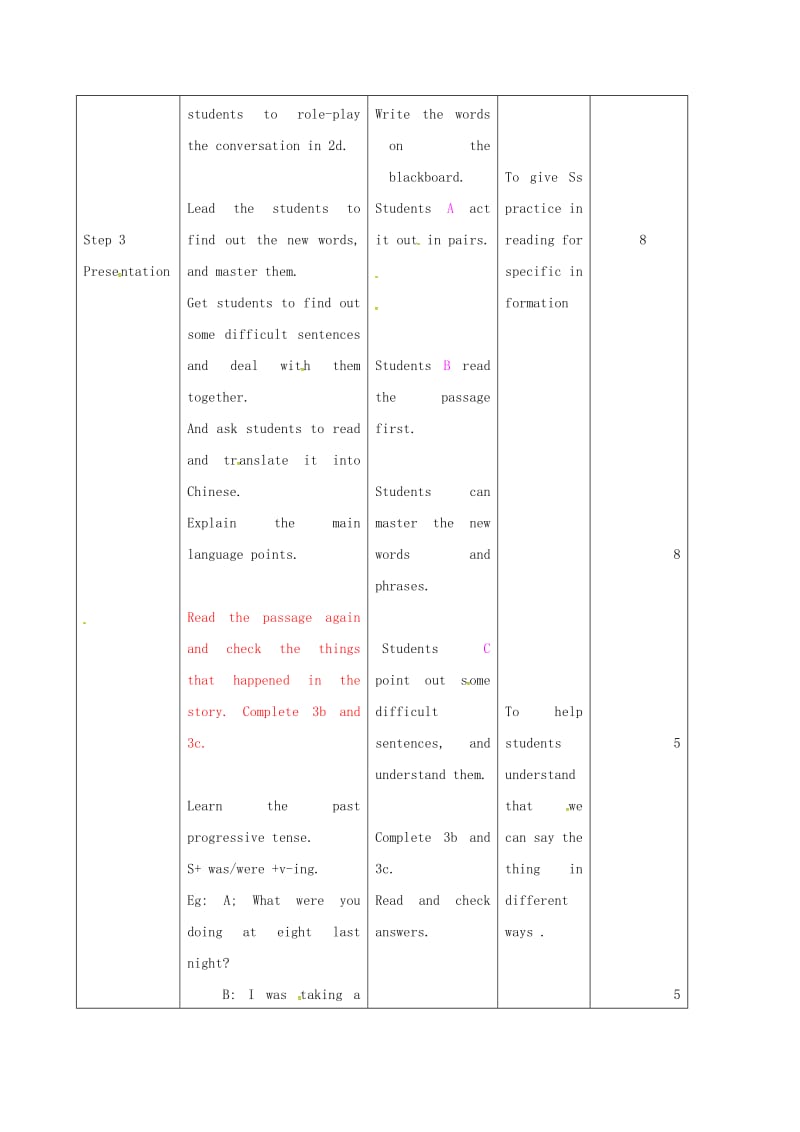 吉林省双辽市八年级英语下册 Unit 1 What’s the matter Section A（3a-4c）教案 （新版）人教新目标版.doc_第2页