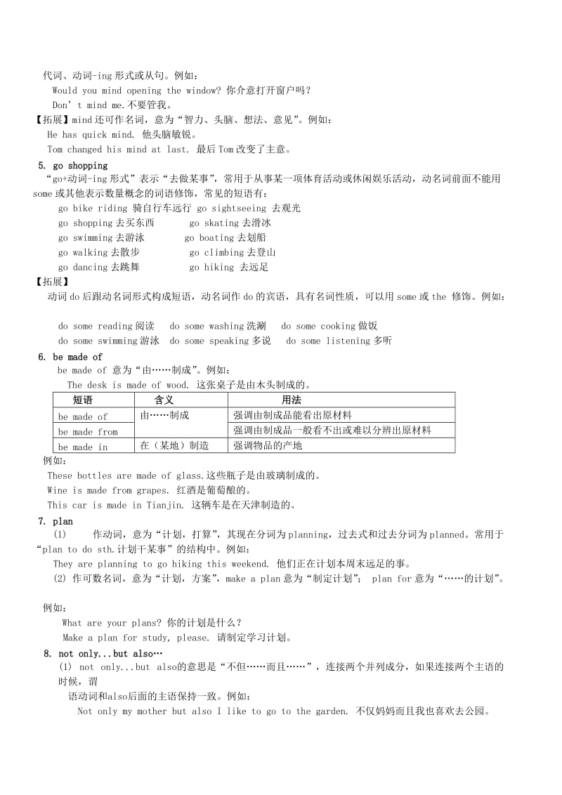 八年级英语下册ReviewofUnits7-8词句精讲精练新版仁爱版.doc_第2页