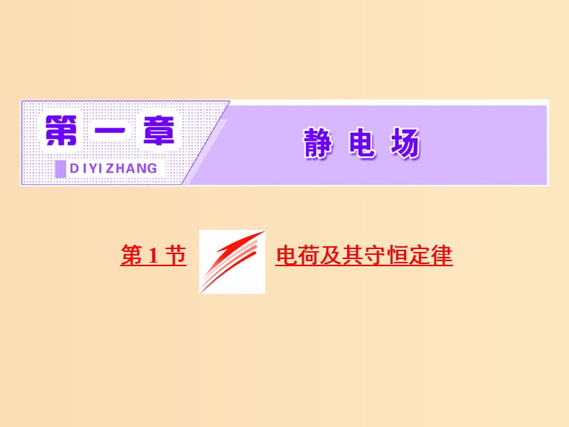 （山東省專用）2018-2019學(xué)年高中物理 第一章 靜電場(chǎng) 第1節(jié) 電荷及其守恒定律課件 新人教版選修3-1.ppt_第1頁