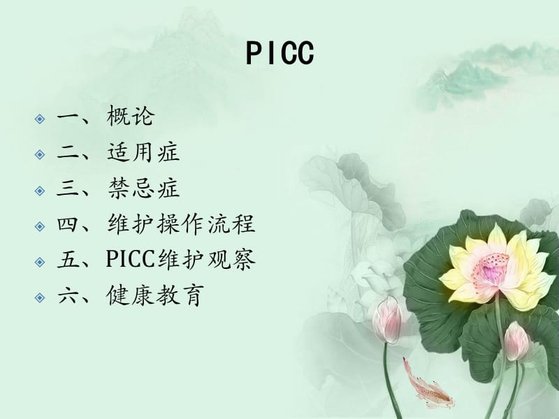 PICC维护及观察ppt课件_第2页