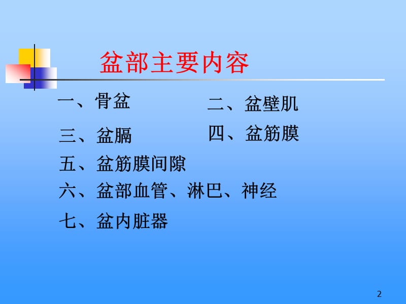 骨盆部局部解剖ppt课件_第2页