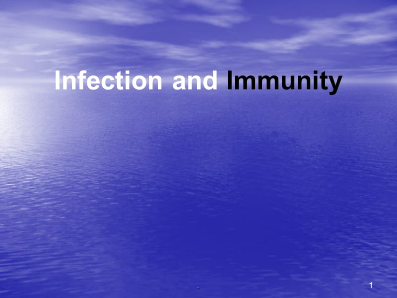 W6感染与免疫ppt演示课件_第1页