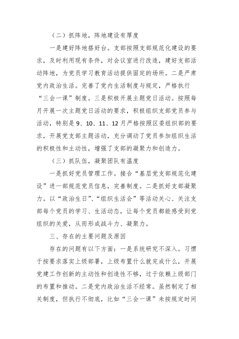 技术机构2019年基层党支部书记述职报告_第3页