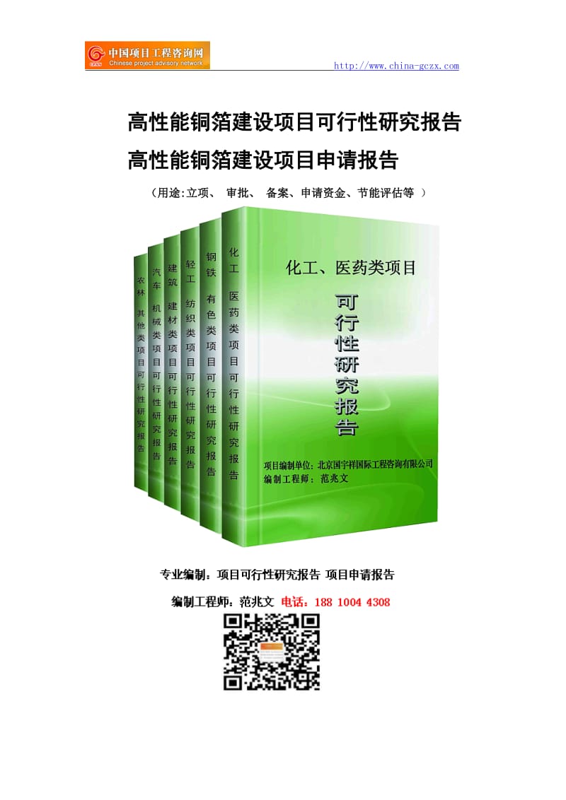 高性能铜箔建设项目可行性研究报告-备案立项_第1页