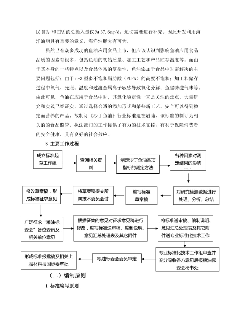 编制说明-沙丁鱼油-征求意见稿_第2页