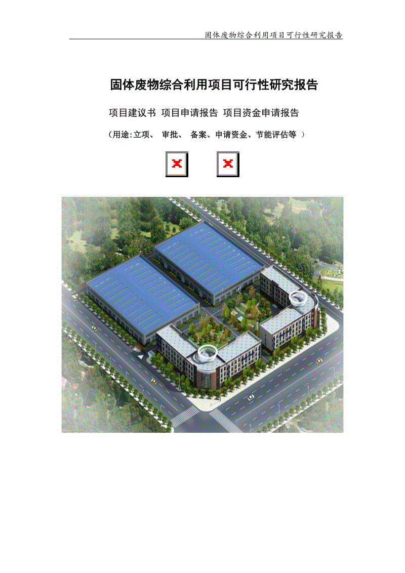 固體廢物綜合利用項目可行性研究報告【可編輯案例】