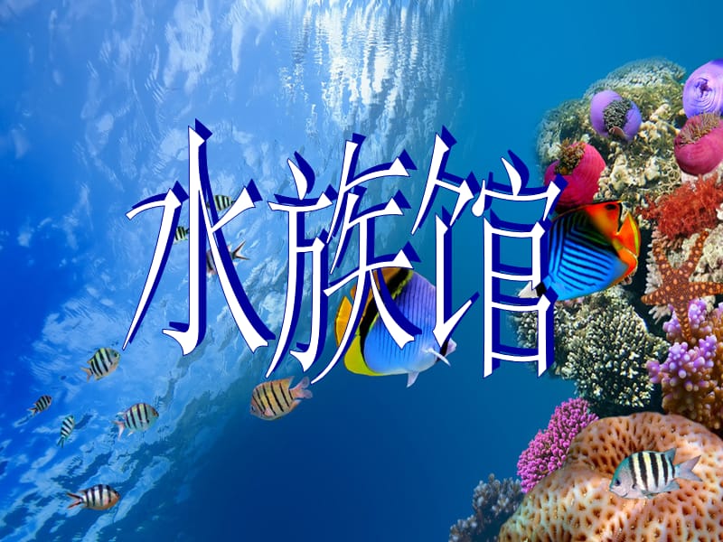 二年级下册美术课件-7水族馆-赣美版_第1页