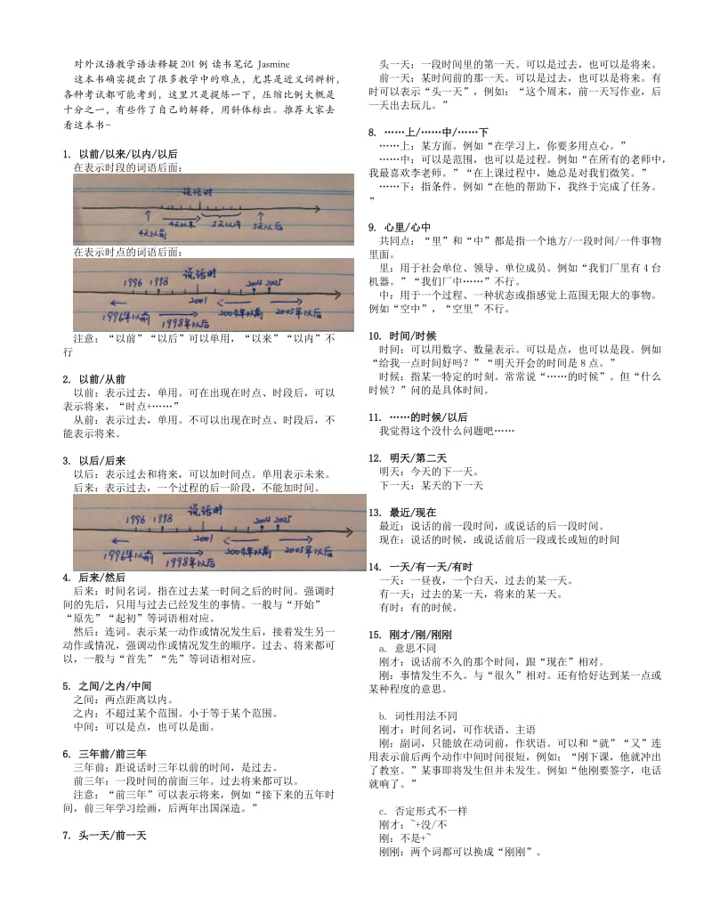 《对外汉语语法释疑201例》笔记_第3页