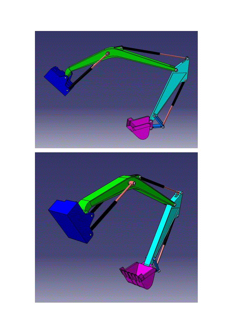 0.3m3履帶式挖掘機(jī)工作裝置設(shè)計(jì)（含CATIA三維+CAD二維）