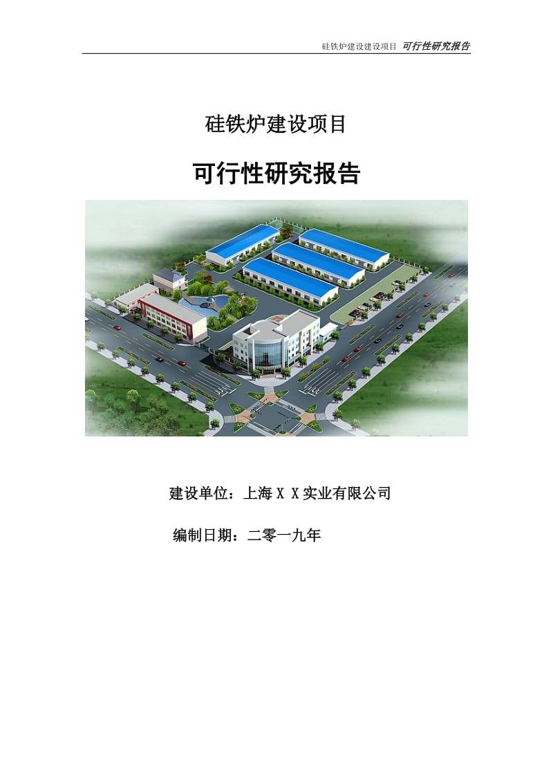 硅铁炉建设项目可行性研究报告【申请定稿】_第1页