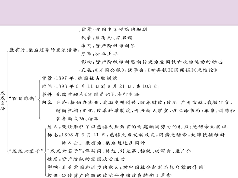 八年级历史上册第三单元戊戌变法和义和团运动复习提纲课件川教版11385_第2页