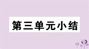 八年級歷史下冊第三單元中國特色社會主義道路小結(jié)習(xí)題課件(2)