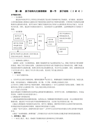 魯科版高中化學(xué)必修二全冊教案