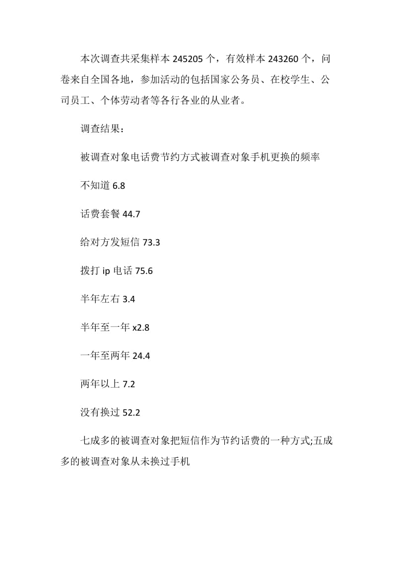 20XX年有关手机消费社会调查社会实践报告.doc_第2页