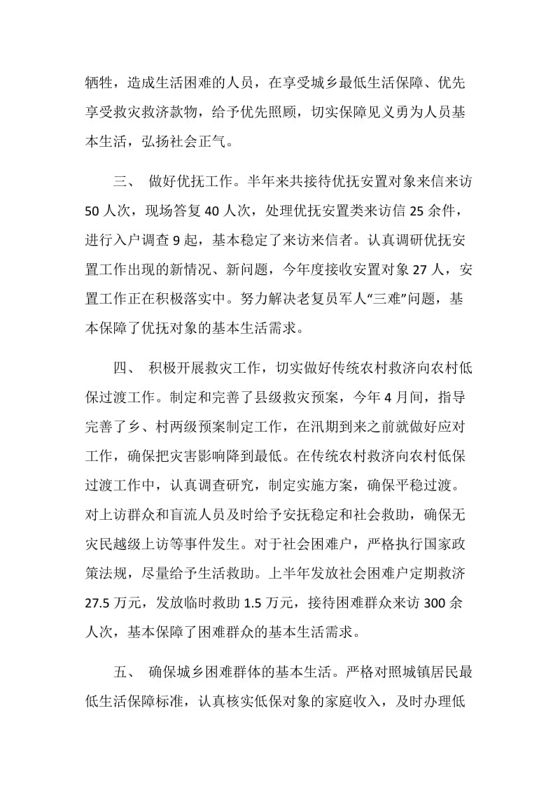 20XX年民政局半年小结.doc_第2页